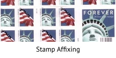 Stamp Affixing - Incentive Fulfillment
