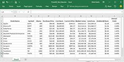 DataForce Analytics - Data Output 