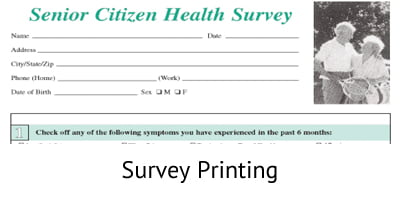 Survey Printing - Document Printing